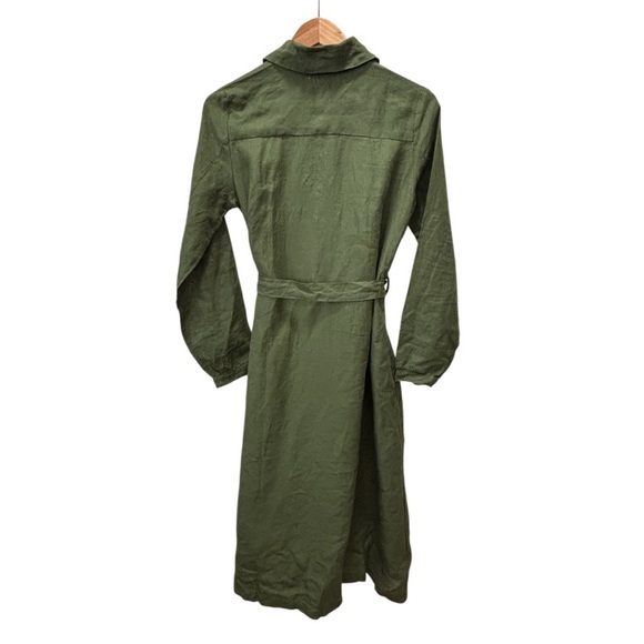 Bower Hand Made Linen Midi Dress - Picture 5 of 13